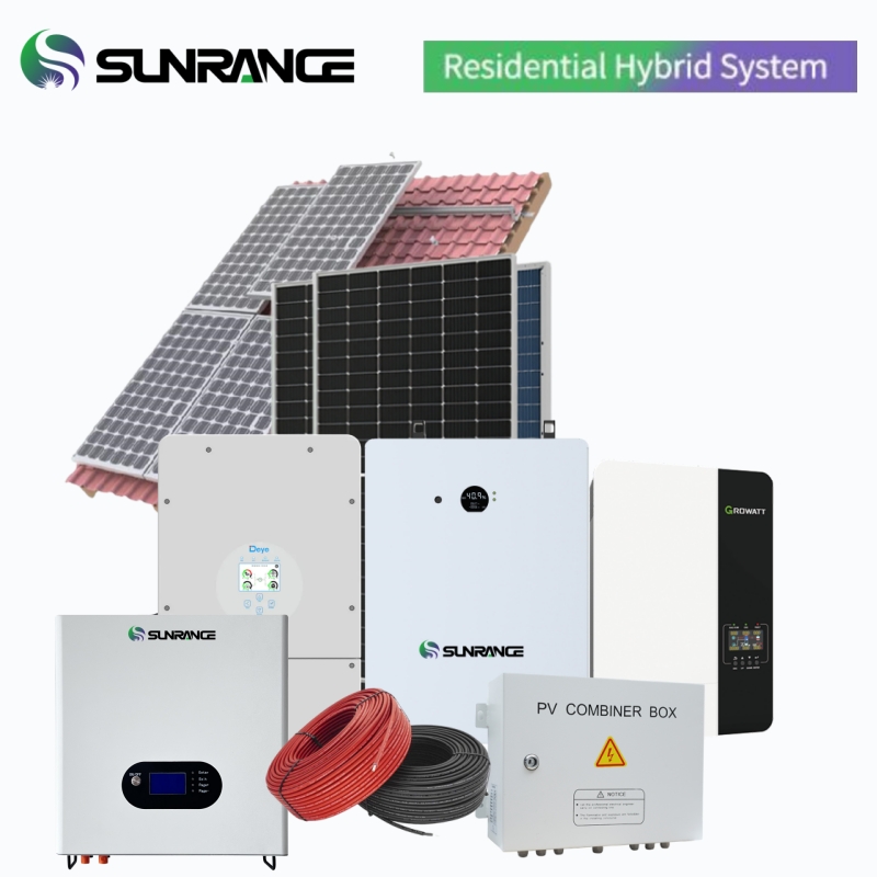 Sunrange 5–30kW Hybrid Solar system